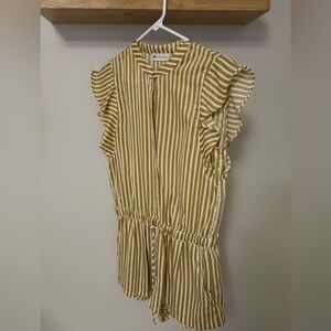 Super cute silk romper from Impeccable Pig Boutique worn twice size small